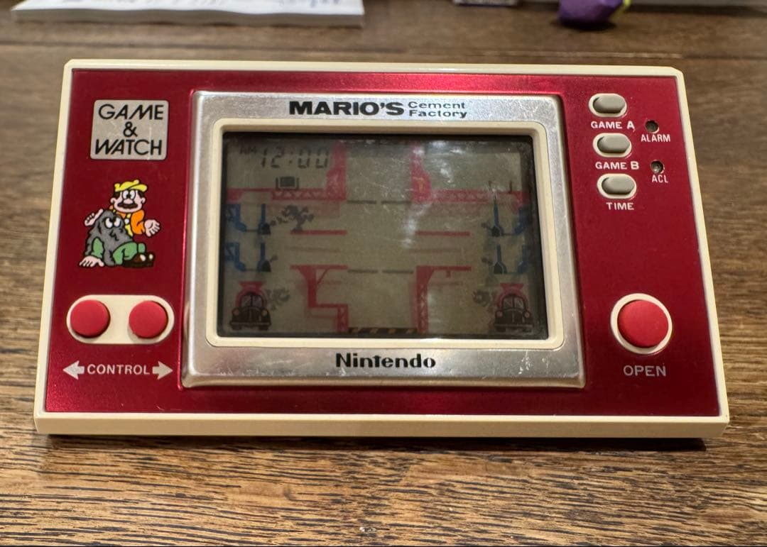 Nintendo Mario's Cement Factory ゲーム&ウォッチ