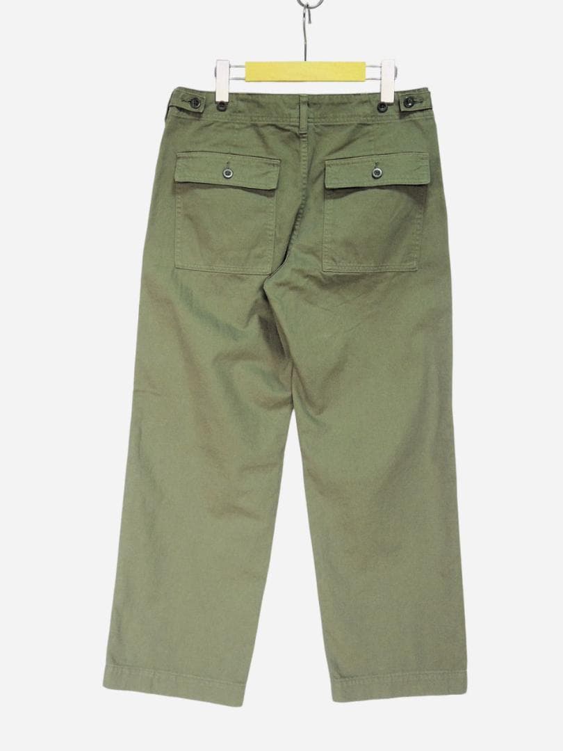 新品 Spick and Span ルーズベイカーパンツ＊カーキ＊38