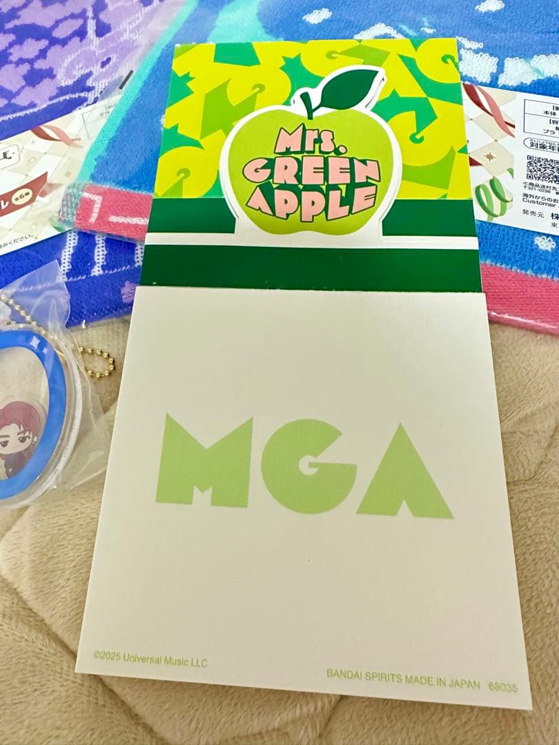 ミセス 1番くじ ラストワン ドームライト タオル、チャーム、メモ帳 7