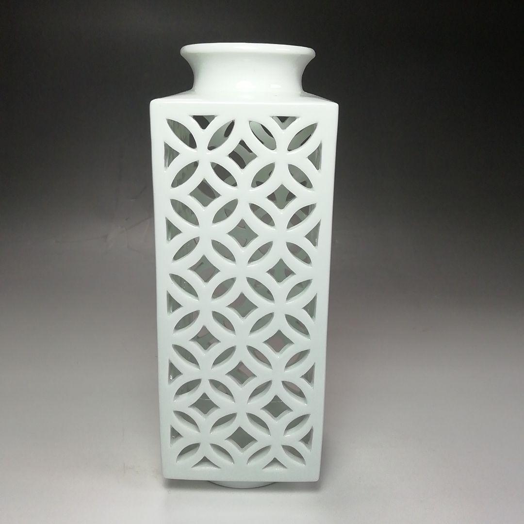 S551 皆具 『平戸焼』『白磁 七宝透 皆具』『十三代 横石嘉助作