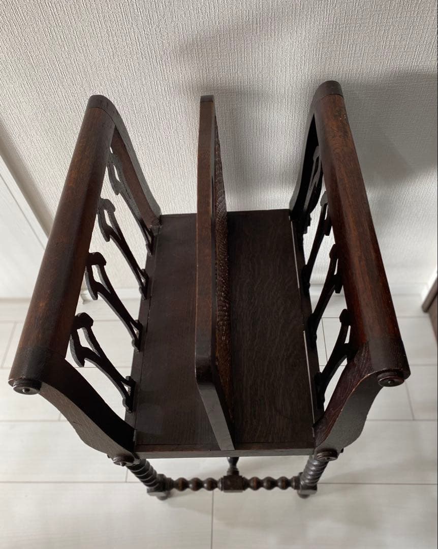 木製マガジンラック ツイストレッグ ボビンレッグ