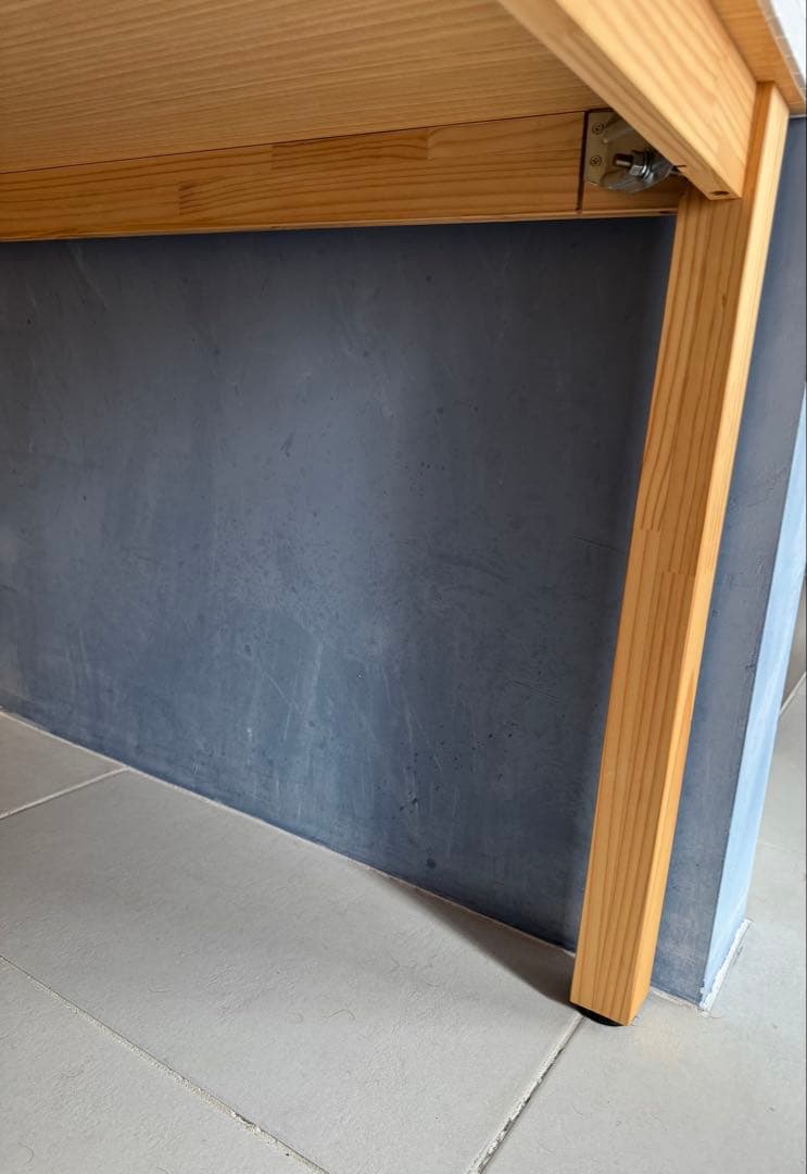 モモナチュラル　タイルダイニングテーブル