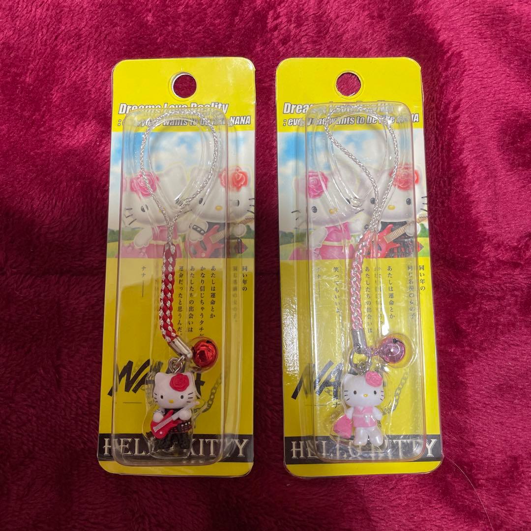 NANAコラボのHELLO KITTYストラップ2個セット - メルカリ