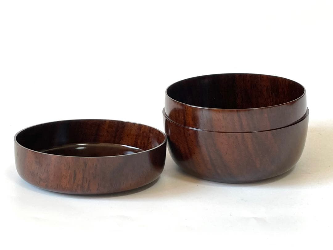 人間国宝 塗師 川北良造 縞黒檀 平棗 共箱 茶道具 - メルカリ