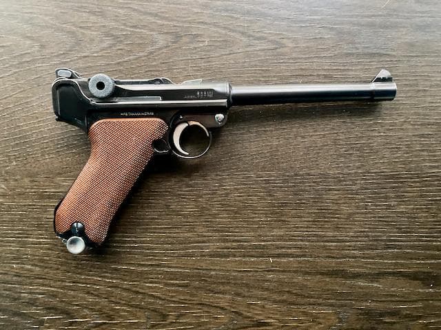 激レア！タナカ ルガーP08 マリーネ 6インチ ガスブローバック