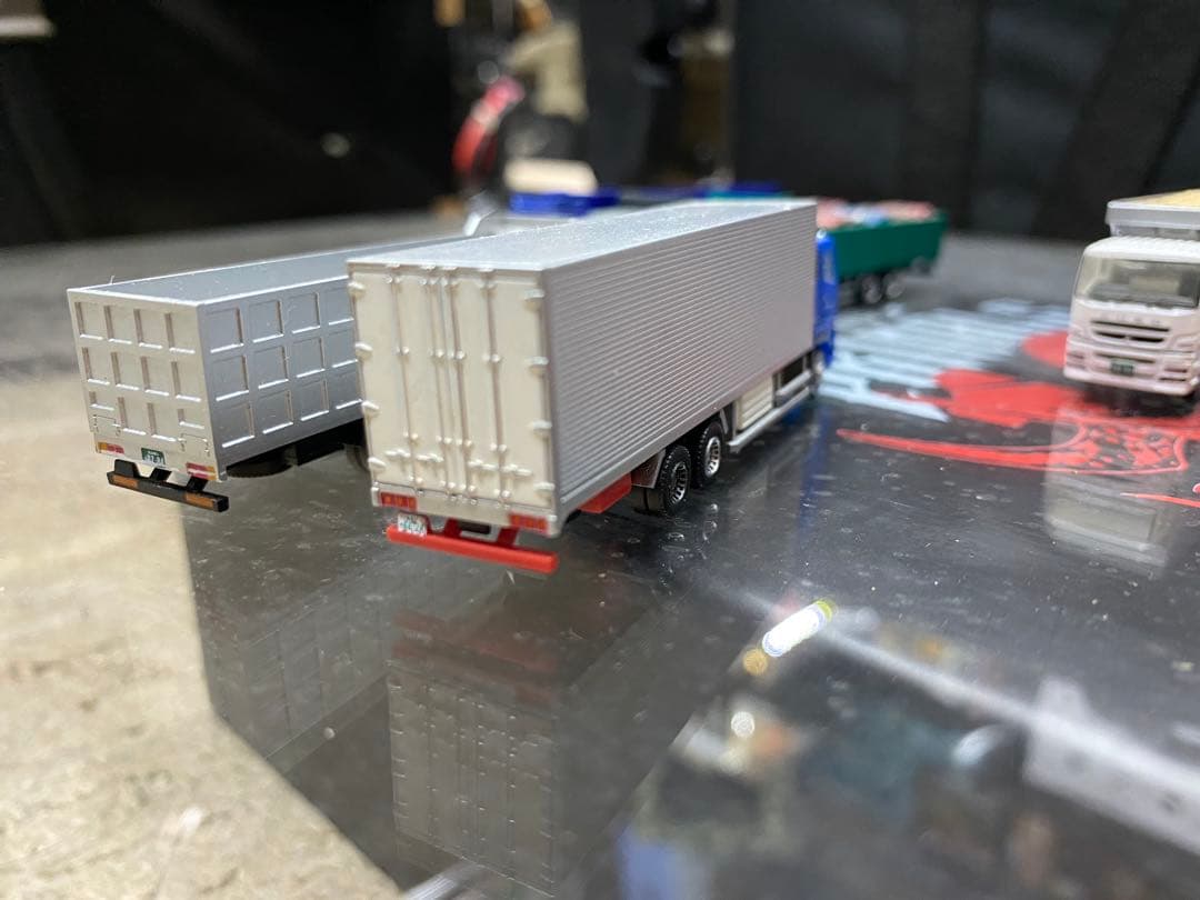 1/150 Nゲージサイズ　トラック、トレーラーコレクション13台+3台セット