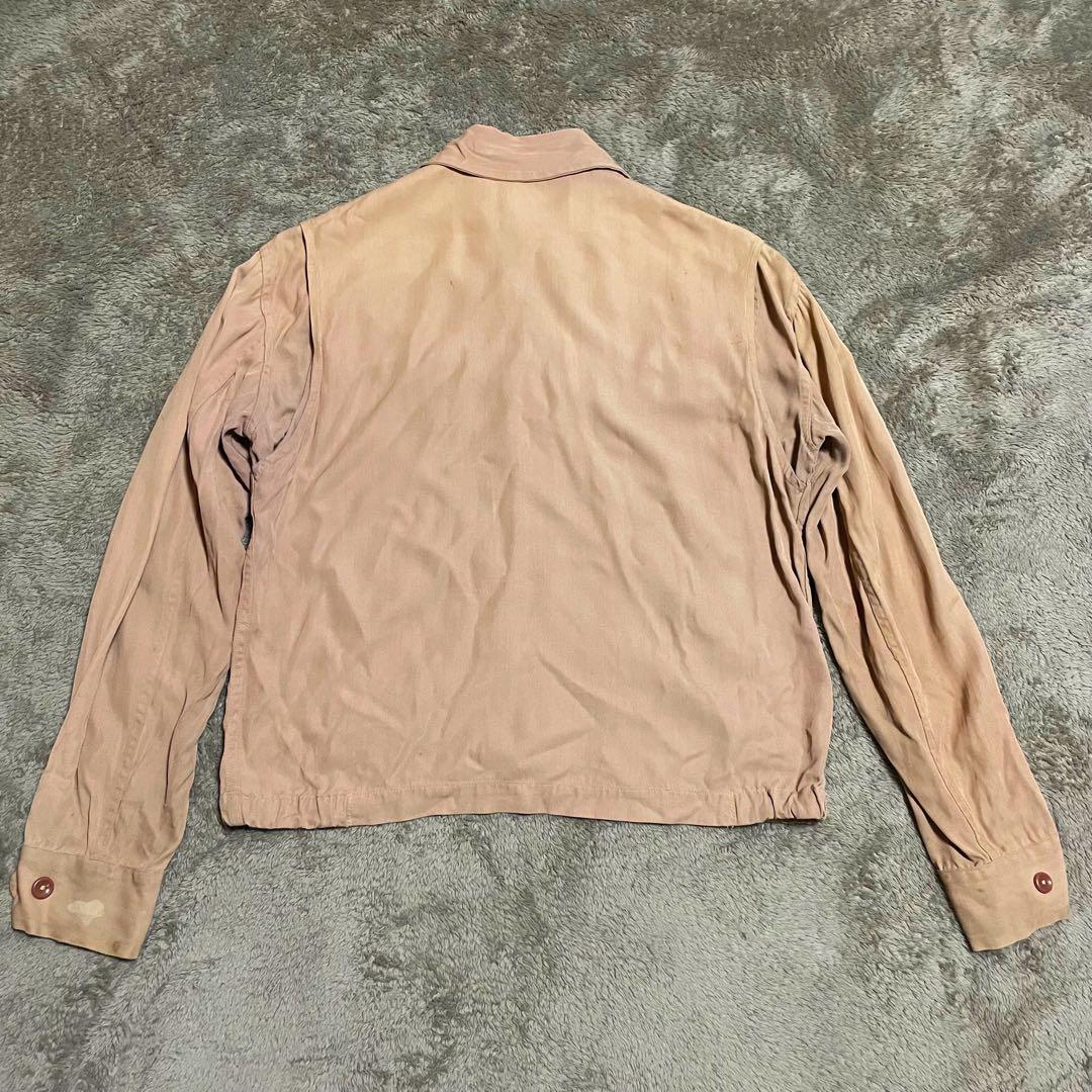 50s レーヨンギャバジンジャケット ギャバジャン ビンテージ スイング