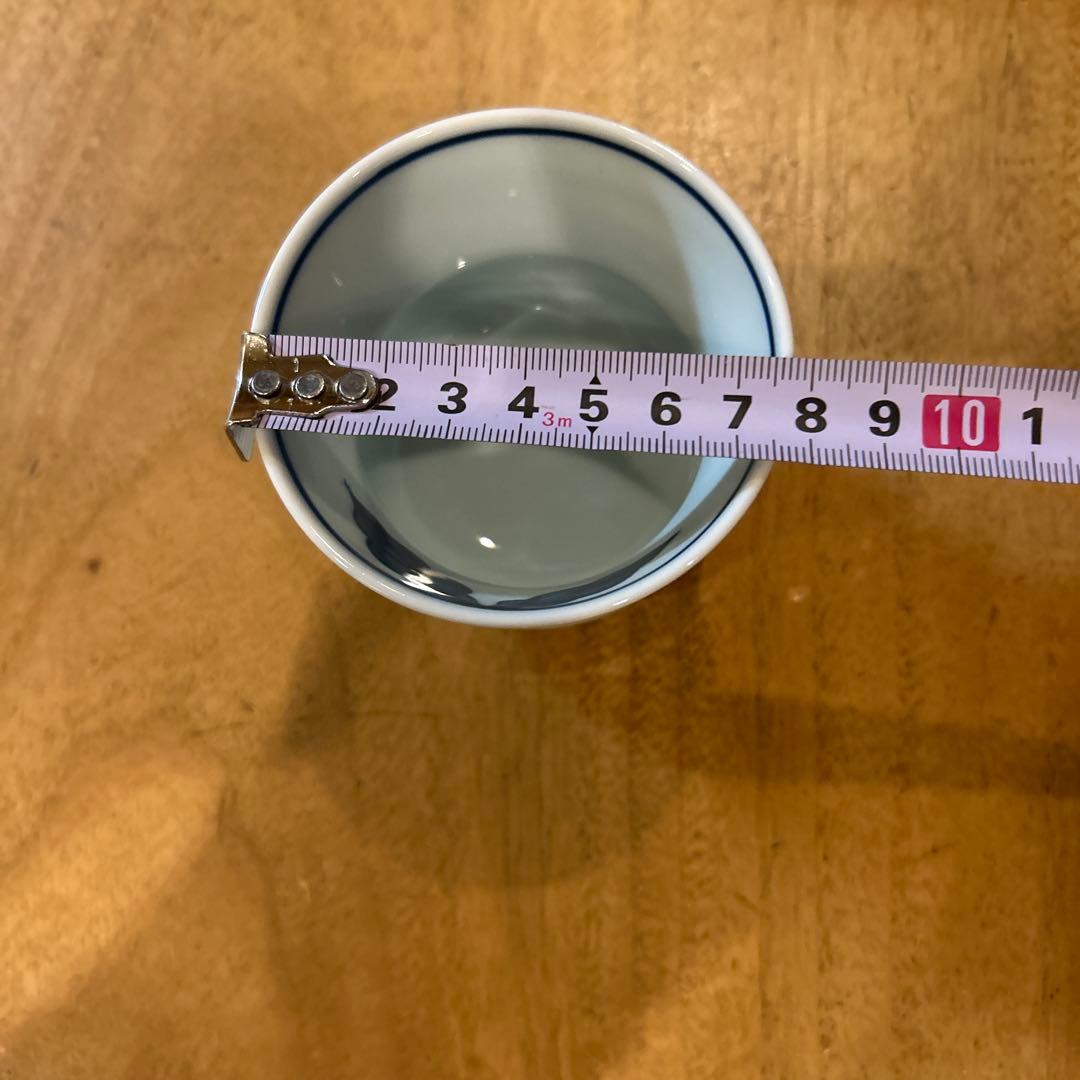 源右衛門窯　染付向日葵（そめつけひまわり）　湯呑み　五個