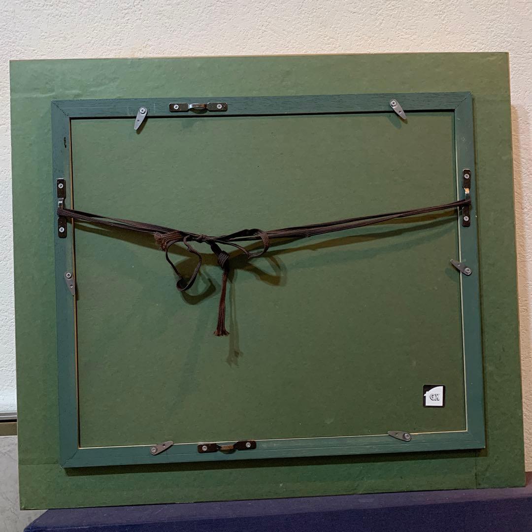 絵画 油彩肉筆画 真作 姫野陸郎『海辺』F3