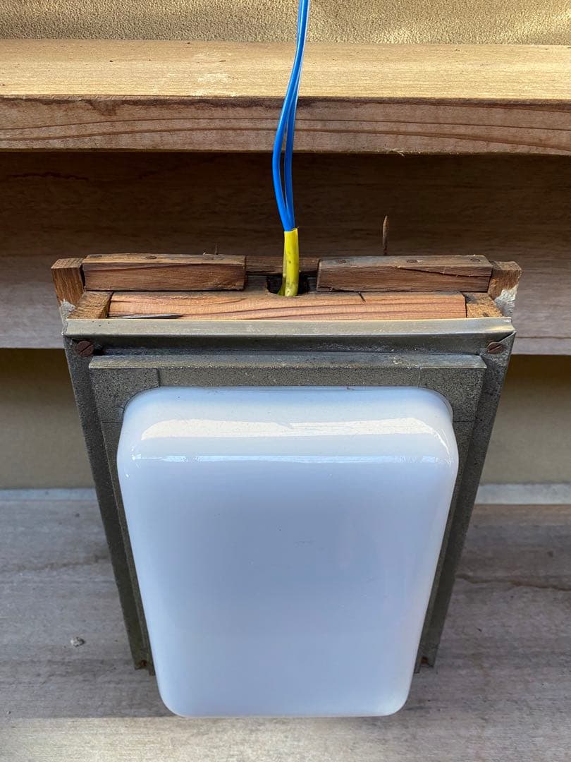 レトロ 照明 玄関灯 両面ガラス