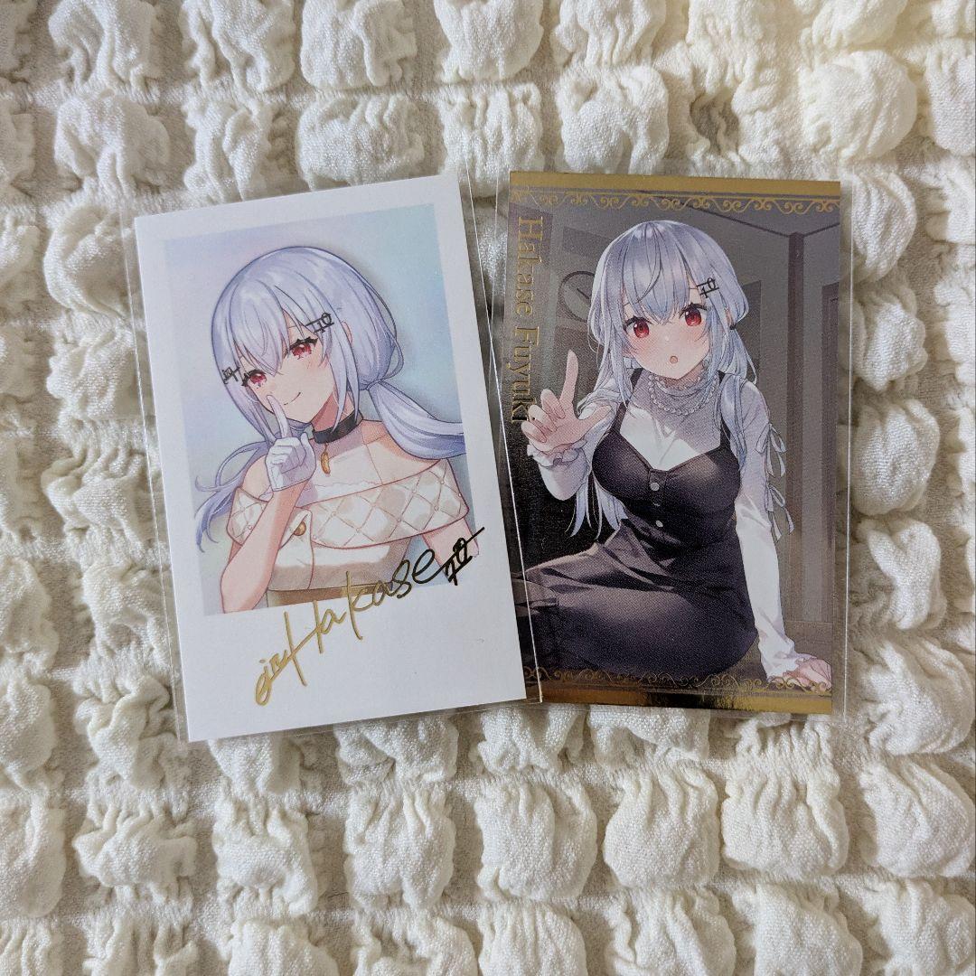 にじさんじ・葉加瀬冬雪】缶バッジ&チェキ風カードセット - メルカリ