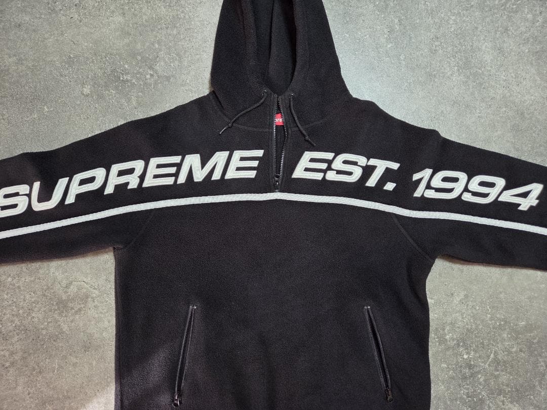 【更に値下しました】Supremeポーラテックフリースパーカー黒S