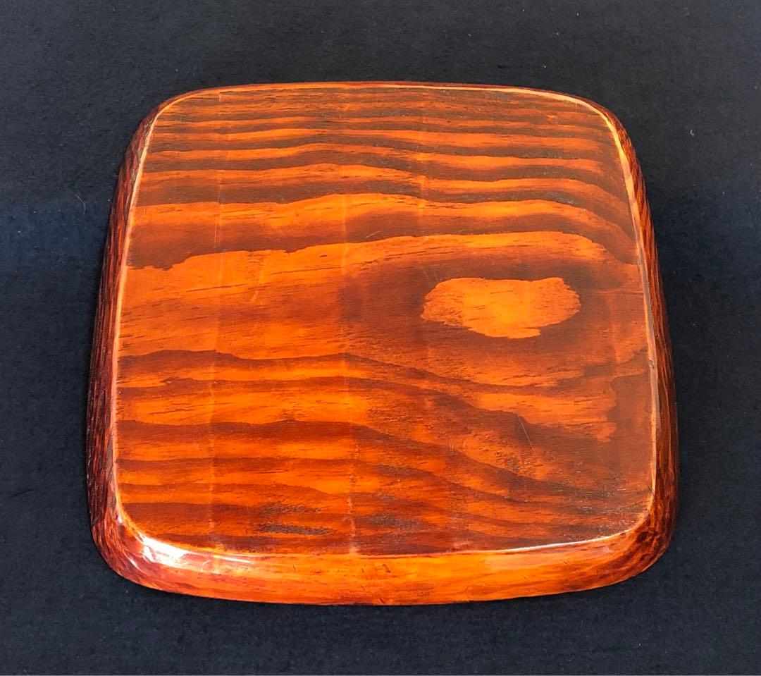 《R》伝統工芸 讃岐彫 小膳2客 讃岐膳 讃岐盆 木製漆器　251007あ7