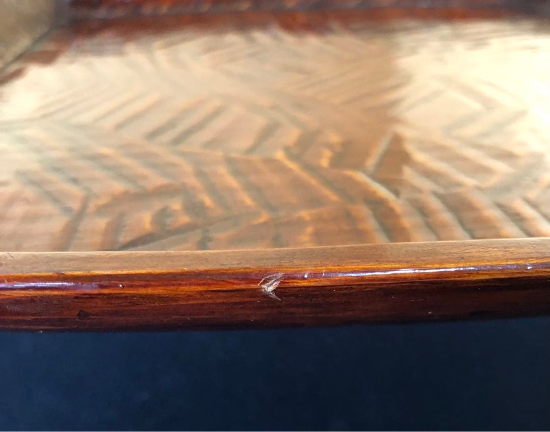 《R》伝統工芸 讃岐彫 小膳2客 讃岐膳 讃岐盆 木製漆器　251007あ7