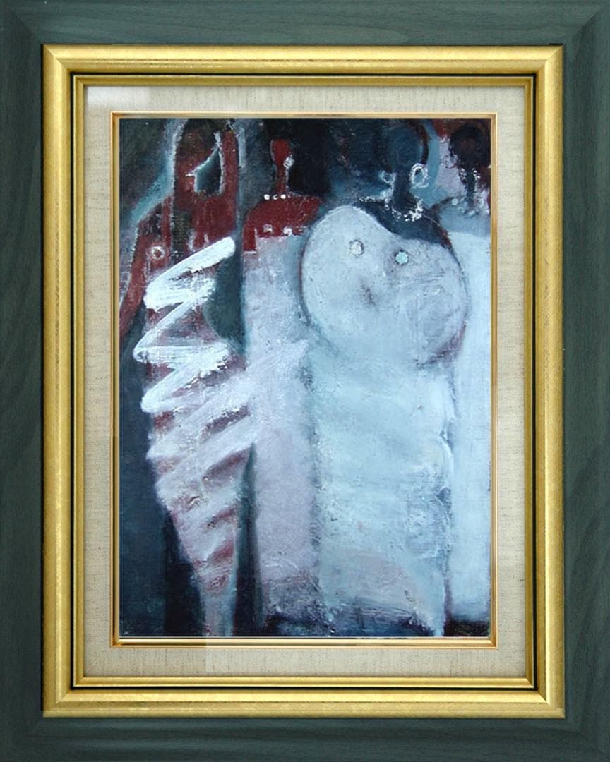 油絵 菅家令子 絵 絵画 インテリア F4-72023 女性像