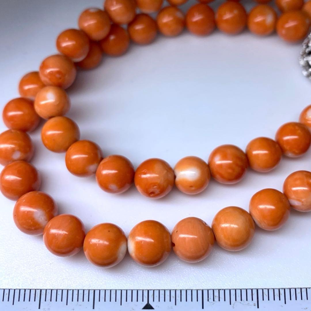 本赤珊瑚大玉ネックレス 45g 東Y7-0129☆2Fトトカ 数量限定】赤珊瑚