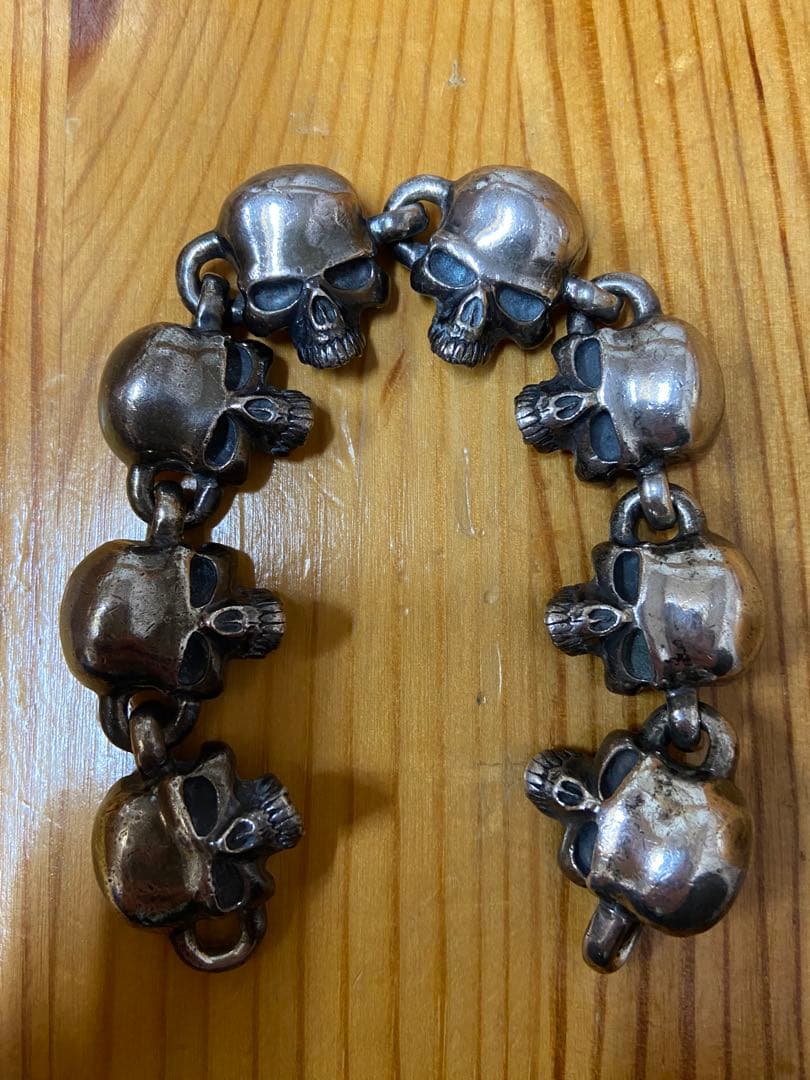 crazy pig　EVIL SKULL LINK BRACELET