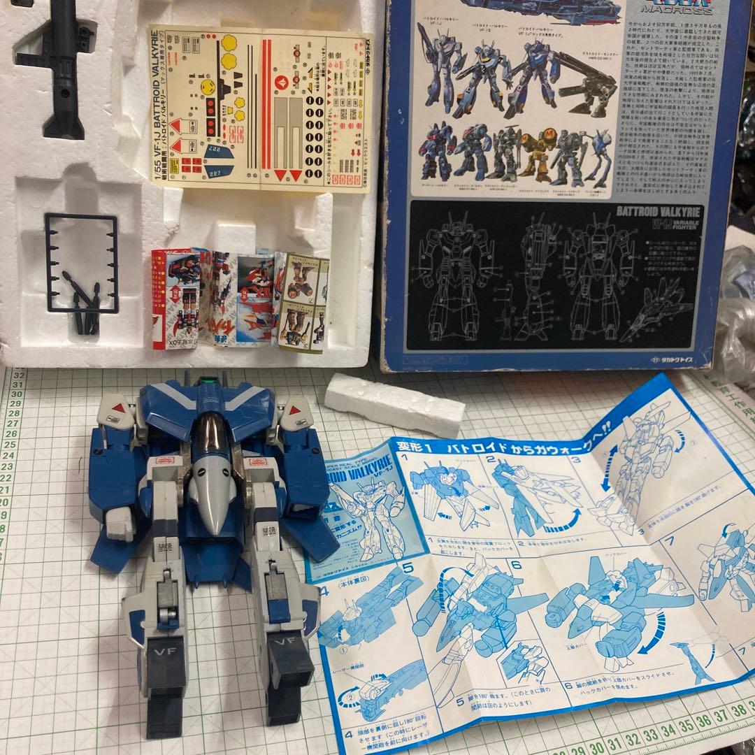 1970年代後期のタカトク製の珍しいマックスタイプのマクロスのバルキリー、美中古