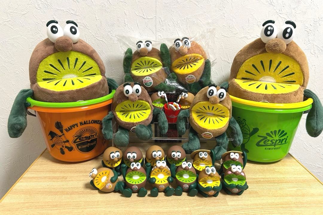 ゼスプリ キウイブラザーズ ぬいぐるみ フィギュア セット