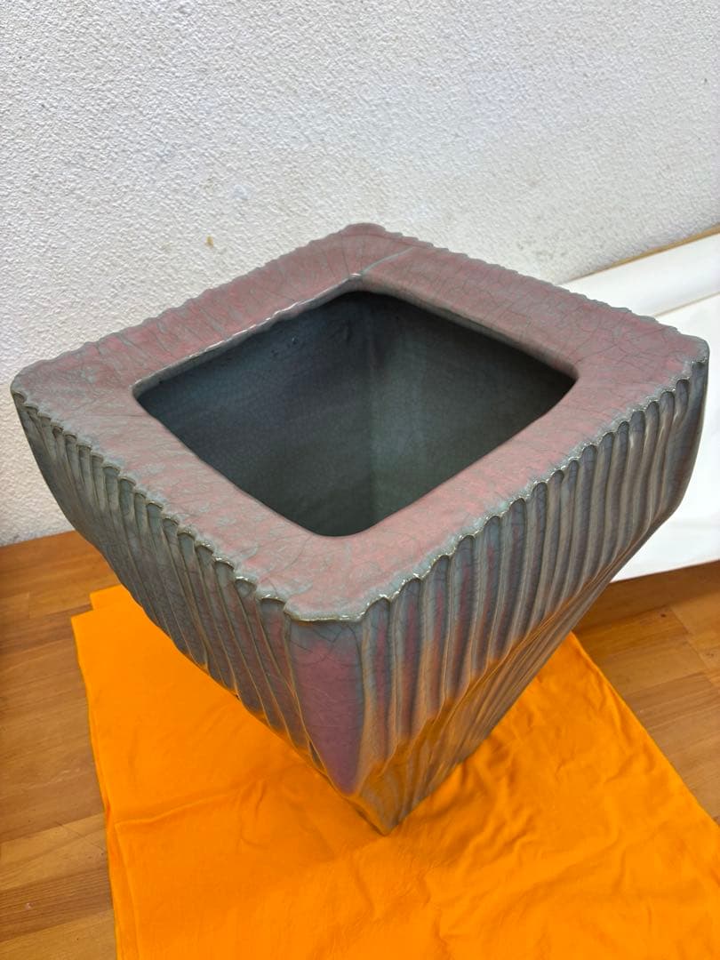 中島宏 青瓷釉彩壺 共箱・共布□本物保証□ 最上位作 人間国宝 中島宏