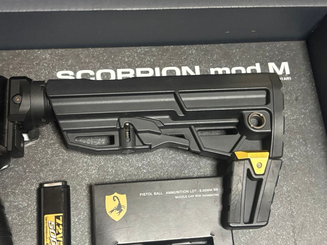 東京マルイ スコーピオンmod.M 電動ガン 内部カスタム バイオBB弾 東京