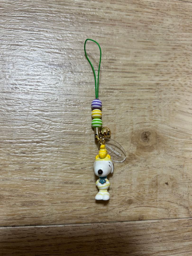 レア　USJ ユニバ　ハロウィンスヌーピーウッドストックストラップ