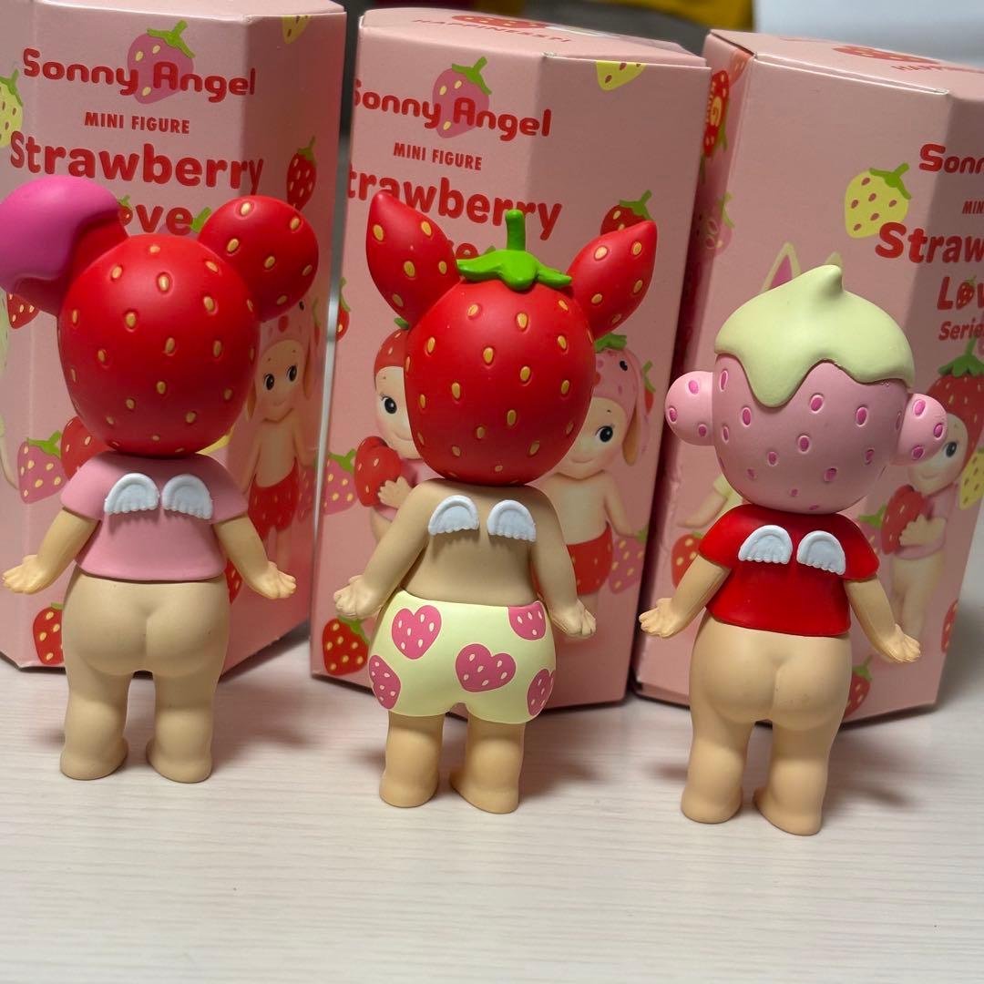 Sonny Angel ソニーエンジェル ストロベリーラブ 3点セット - メルカリ