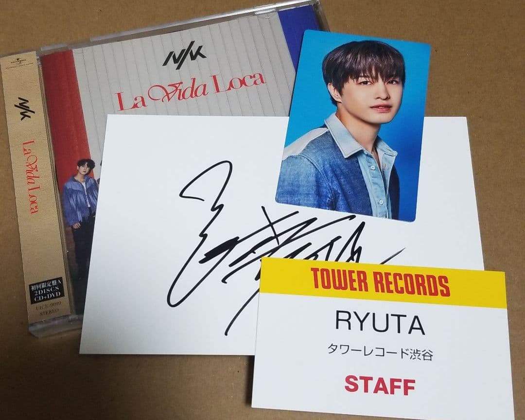 A.C.E 直筆サイン入り ポラロイド w-inds.:直筆サイン入り「生