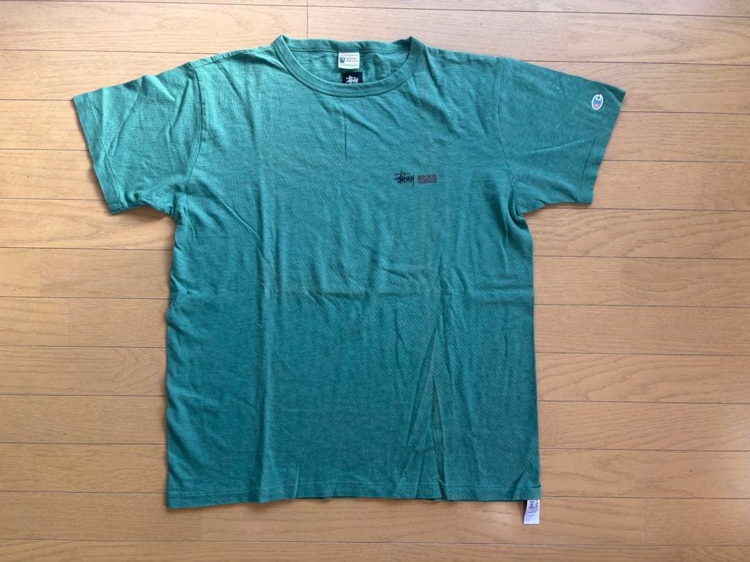 Stussy × Champion RochesterツイストガールT XL 90's old stussy