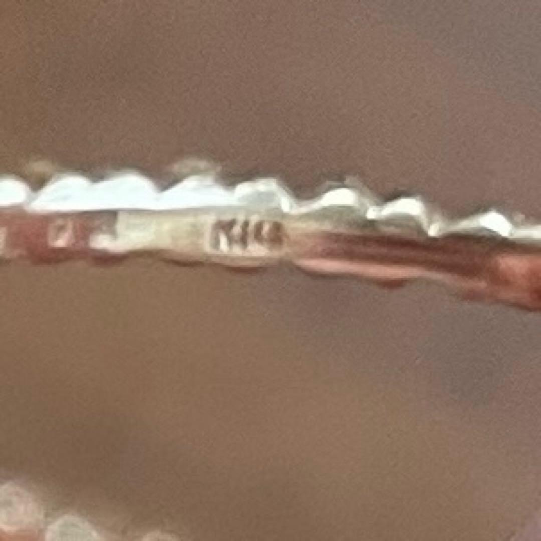 agate アガットダイヤモンドラブハートリング（K10PG ）13号