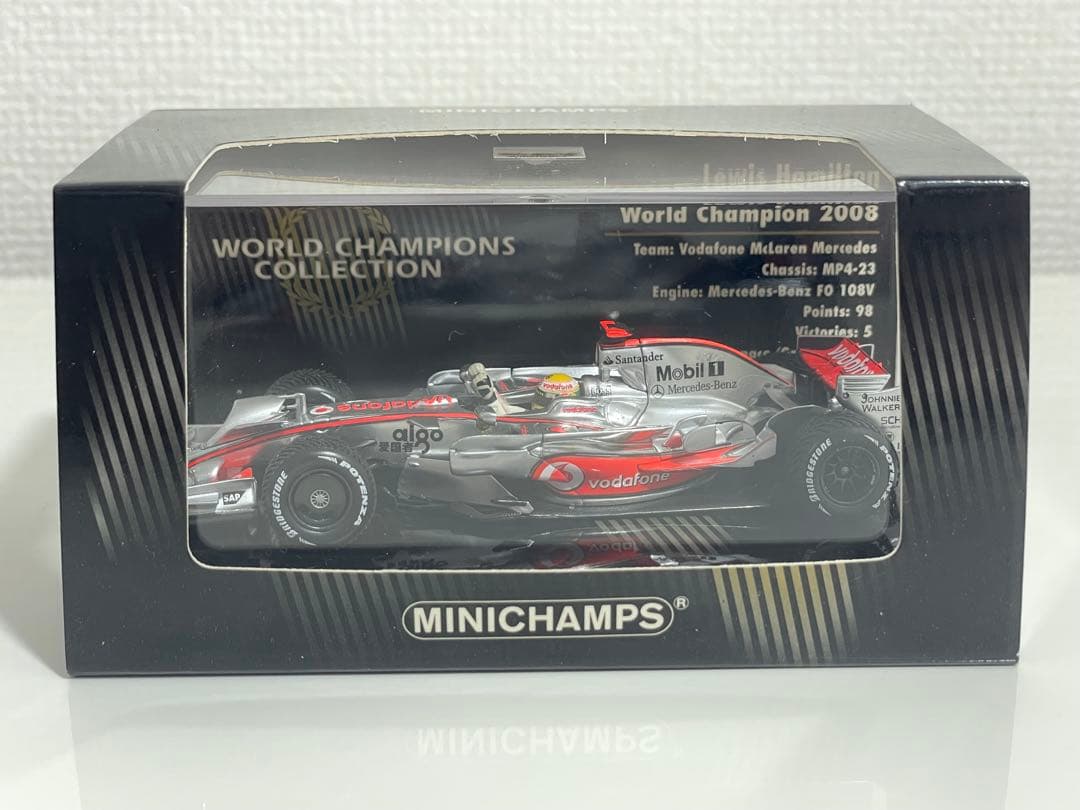 ミニチャンプス 1/43 マクラーレンメルセデス MP4-23 ハミルトン F1