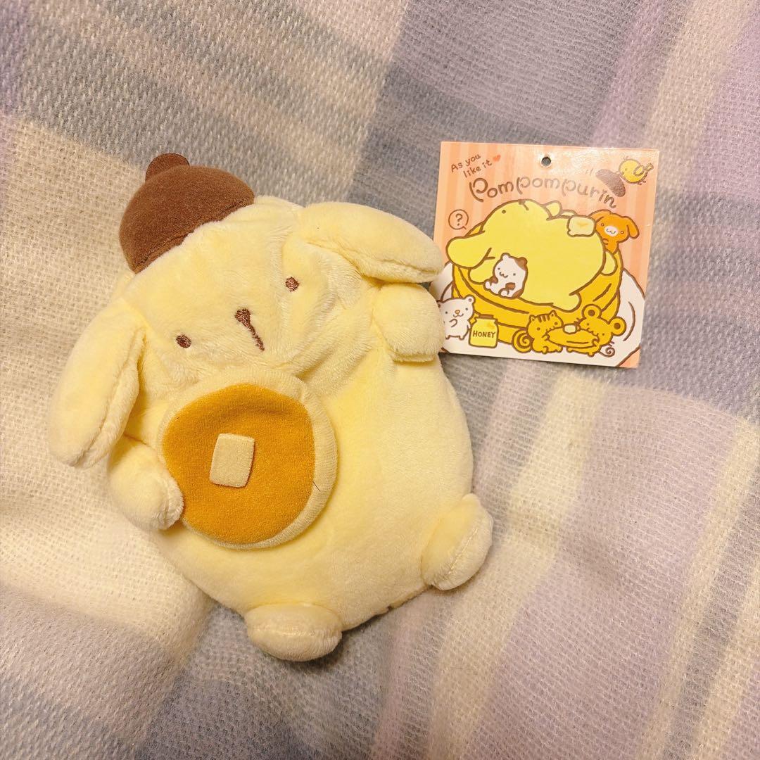 ポムポムプリン　スマホクッション　ホットケーキ ポムポムプリン スマホクッション ホットケーキ