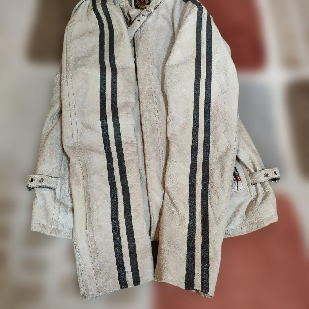 現行タグモデル ダメージ加工 Schott 立襟 シングルライダース 上野商会