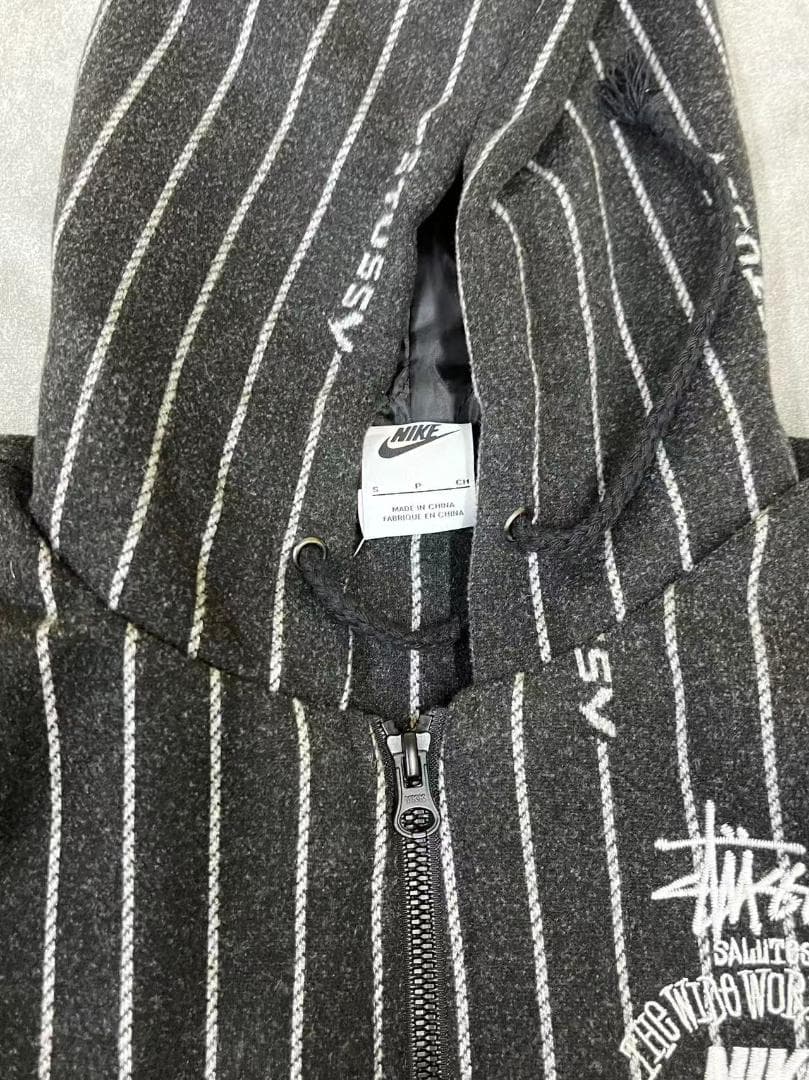 Nike Stussy ストライプジャケット S