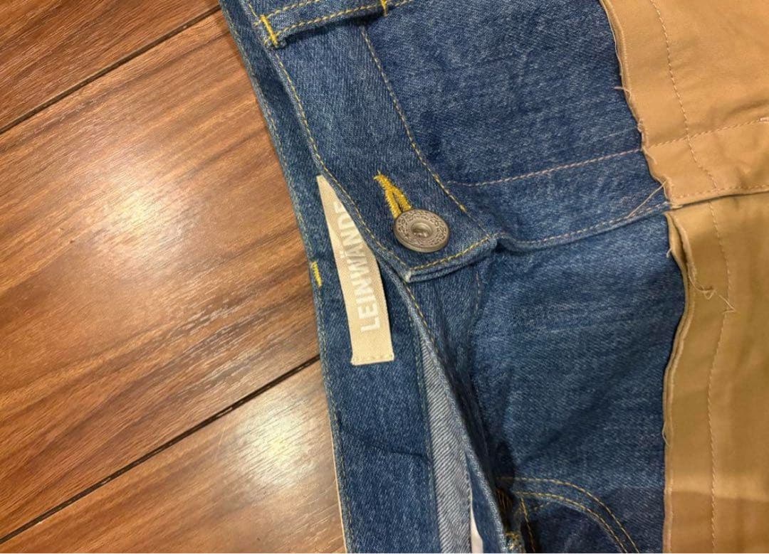 k*m様 LEINWÄNDE leinwande ワークトラウザー　デニム