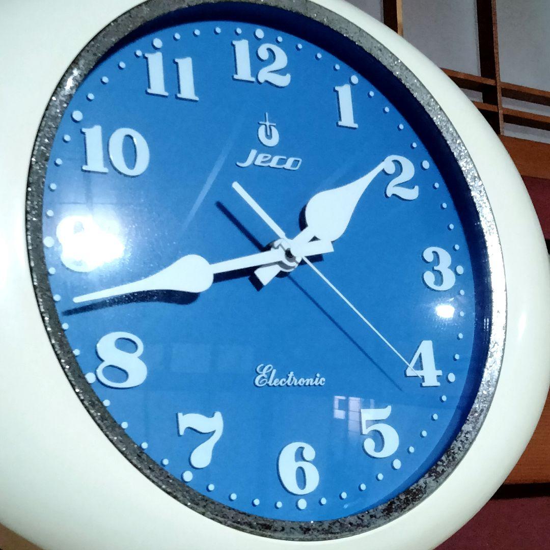 【美品 動作品】ジェコー jeco 掛け時計 ミッドセンチュリー アンティーク