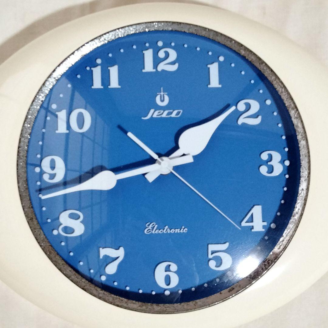 【美品 動作品】ジェコー jeco 掛け時計 ミッドセンチュリー アンティーク
