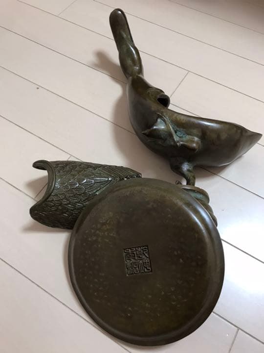 アヒル形薫炉 乾隆年製 貴重 本物保証 - メルカリ