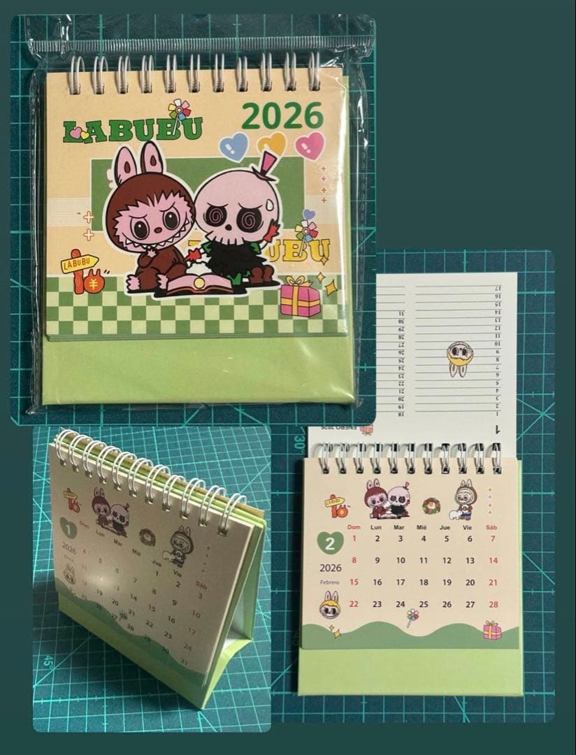 【大人気】ラブブ 文房具・雑貨・カレンダー 盛りだくさん25点詰め合わせセット！