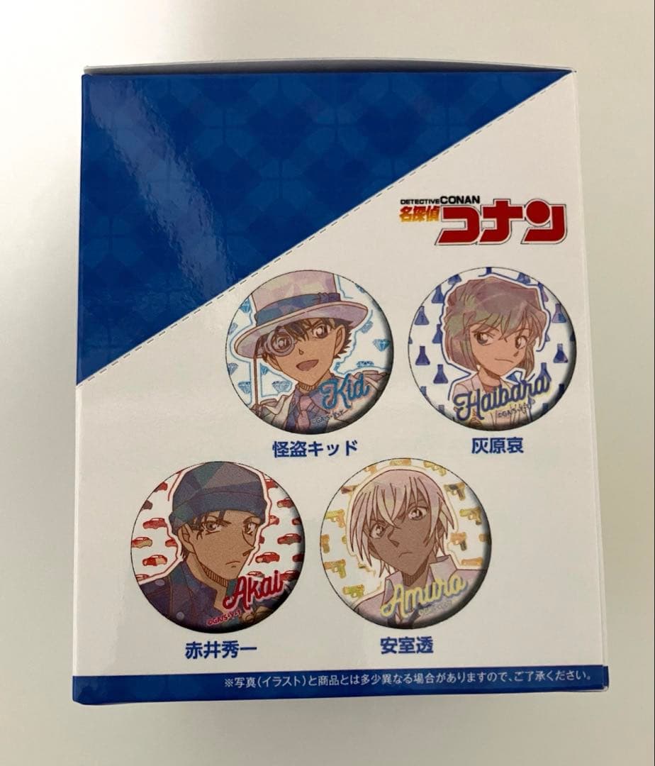 名探偵コナン　トレーディング　プリズムパターン　缶バッジ　未開封BOX