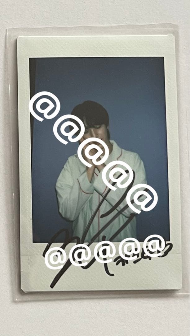 018 n.SSign カズタサイン入り ポラロイド