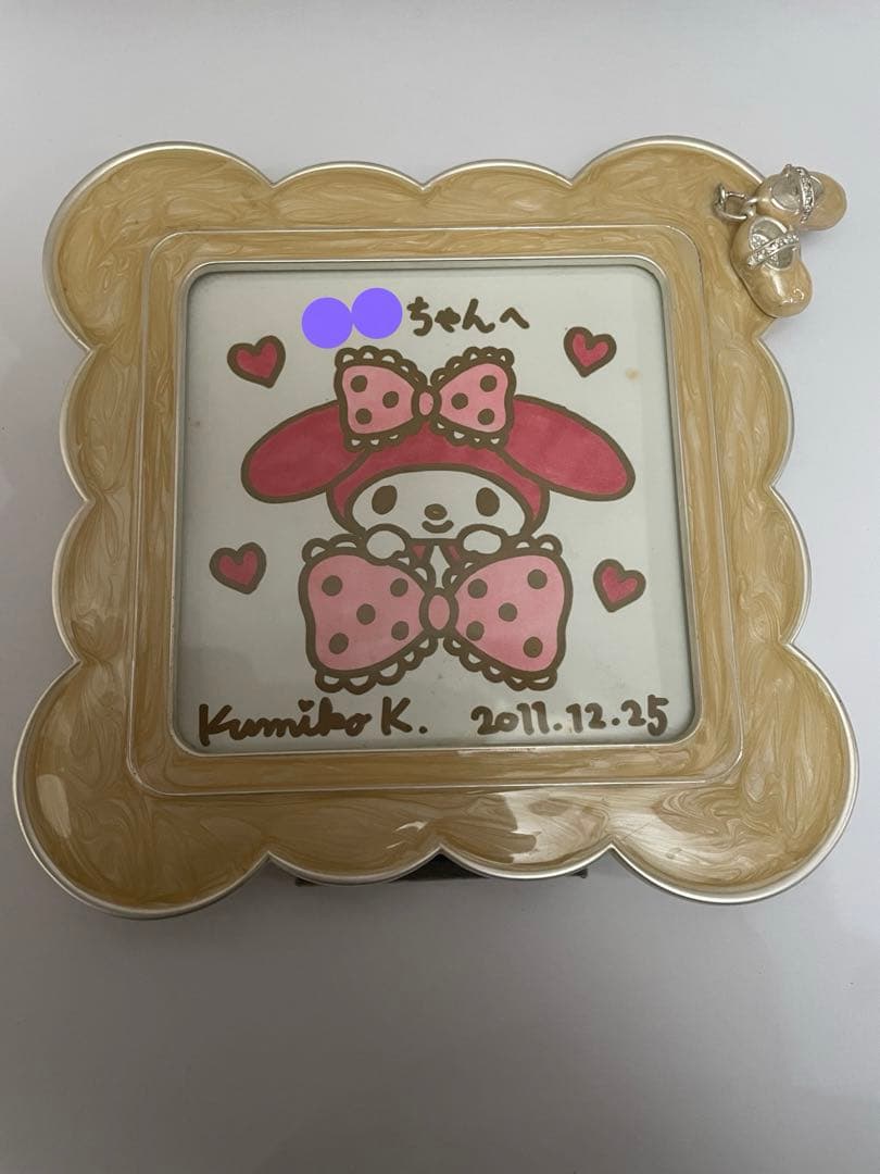 マイメロディ　サイン　額縁入り　小林久美子さん　　　 直筆　サンリオ　マイメロ