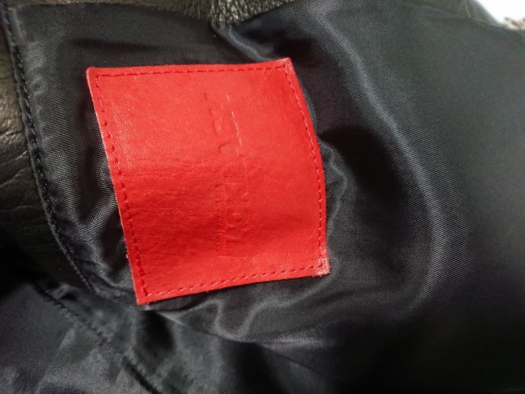 バックラッシュ B'2nd 別注 スペインシープ ライダースジャケット M