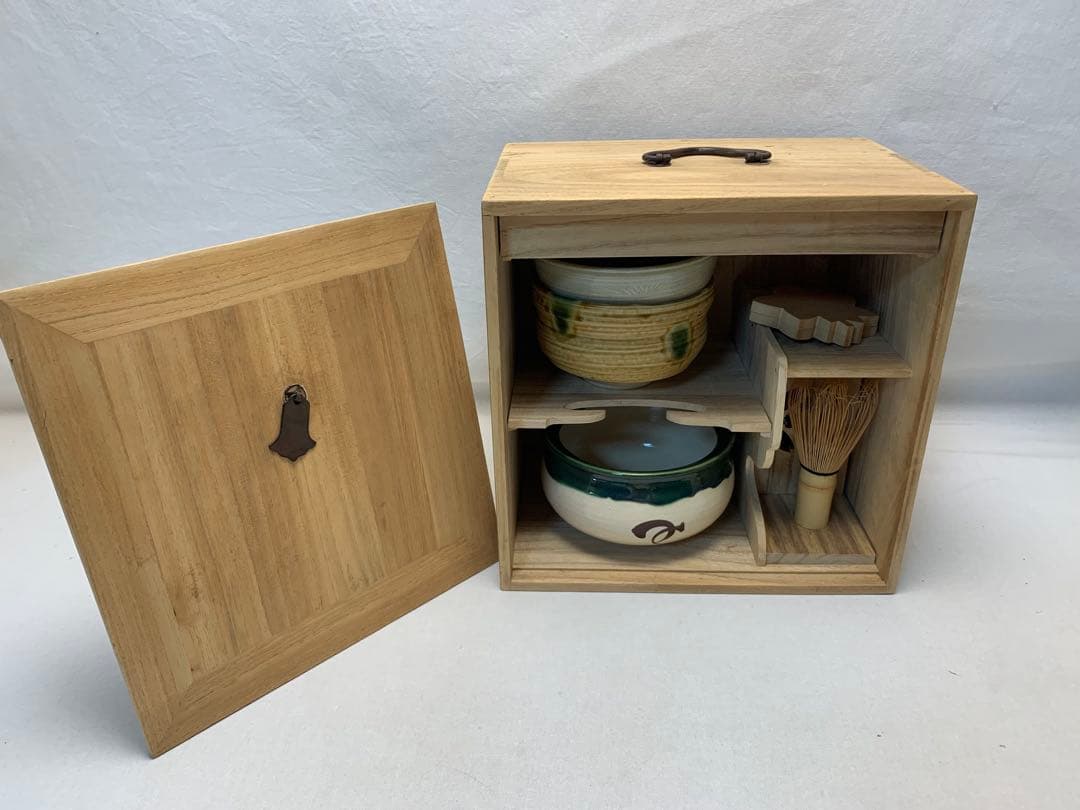 Yahoo!オークション -「仙水正之」の落札相場・落札価格 茶箱 指物師