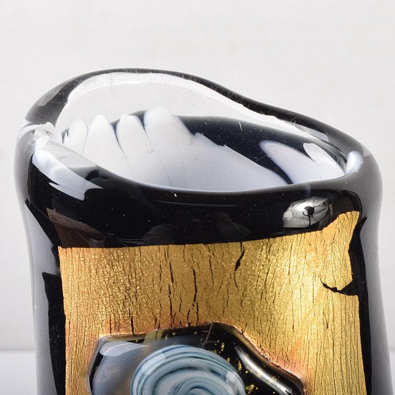 カメイガラス 亀井協一造 硝子花器 共箱 M 7045 - メルカリ