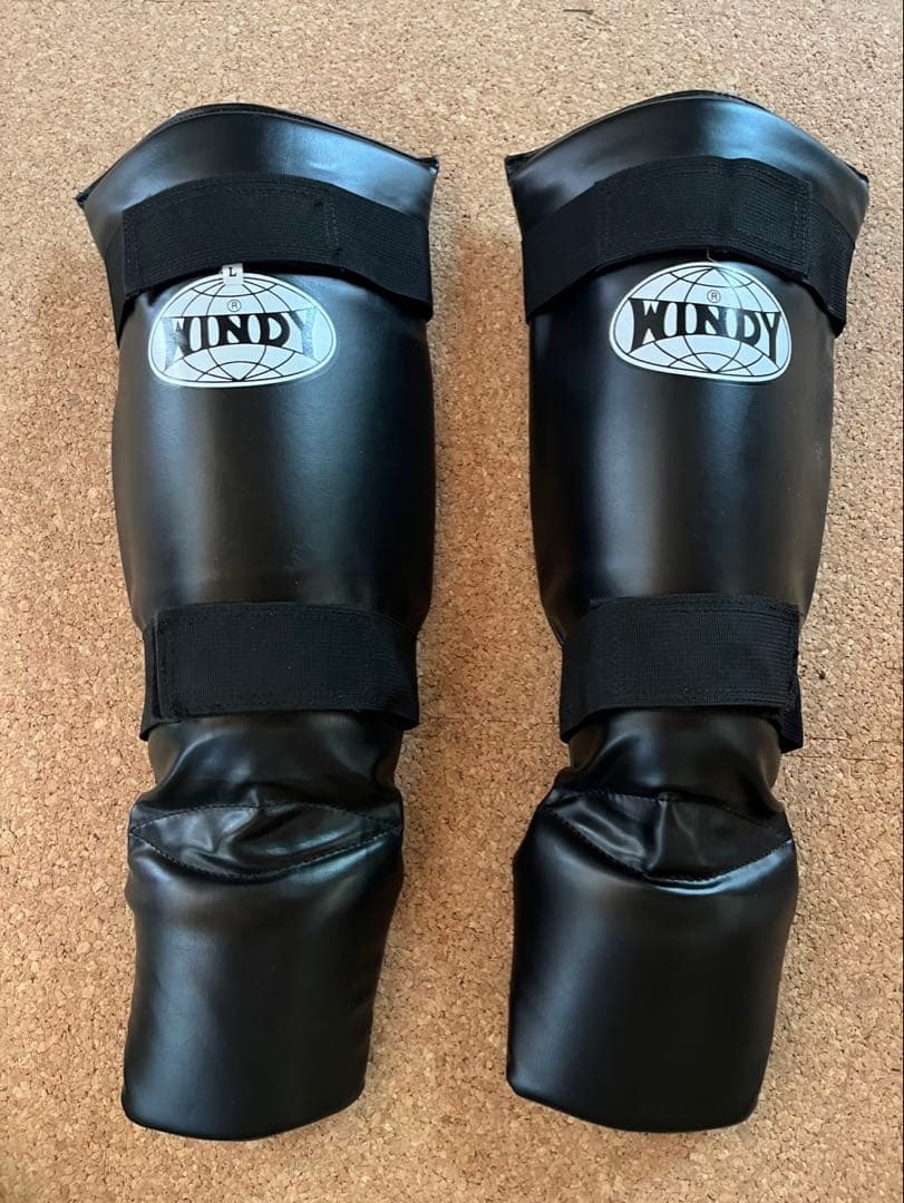 WINDY シンガード Lサイズ ブラック WINDY レッグプロテクター 黒 L
