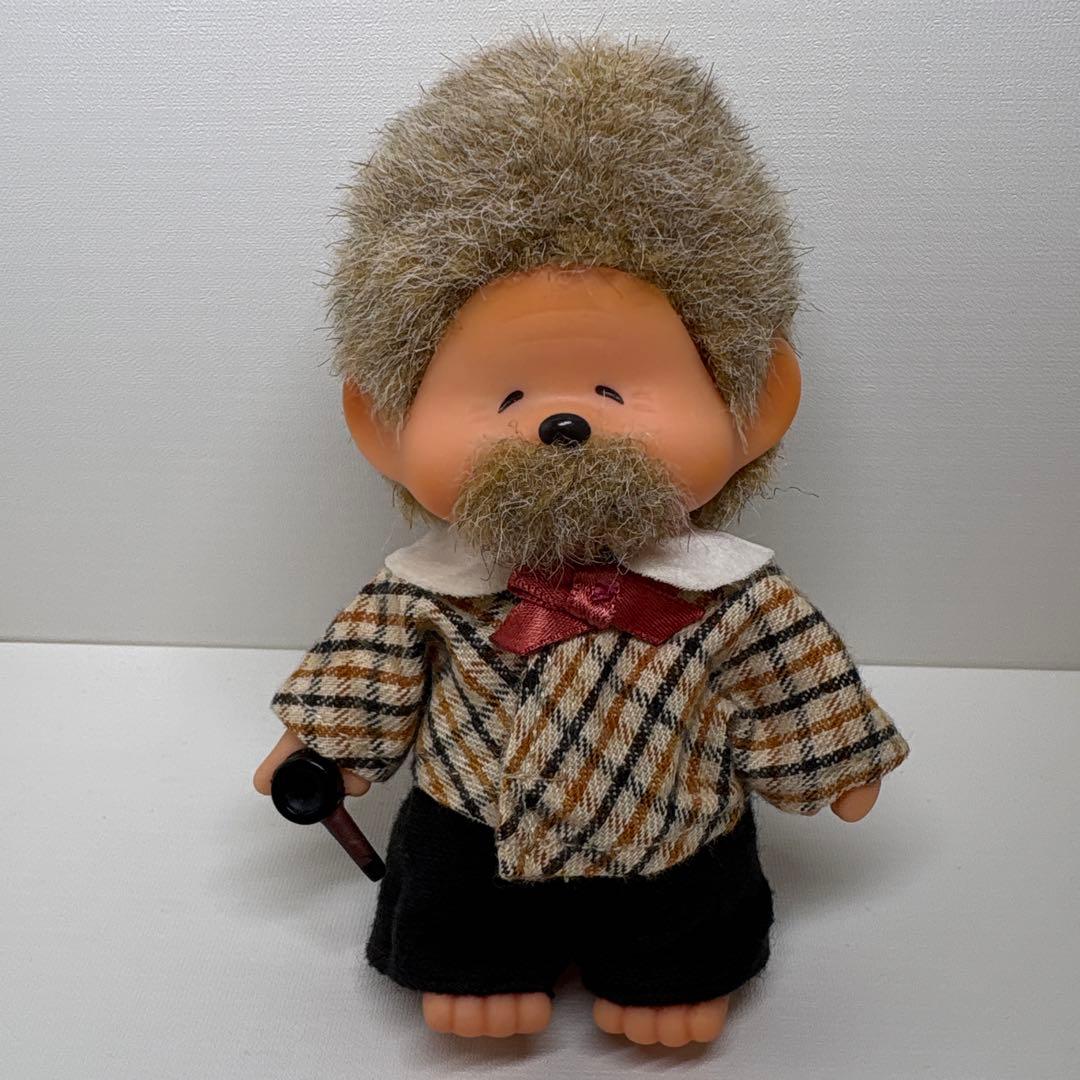 80年代 ソフビ グミ モンチッチ おじいちゃん　monchhichi 584