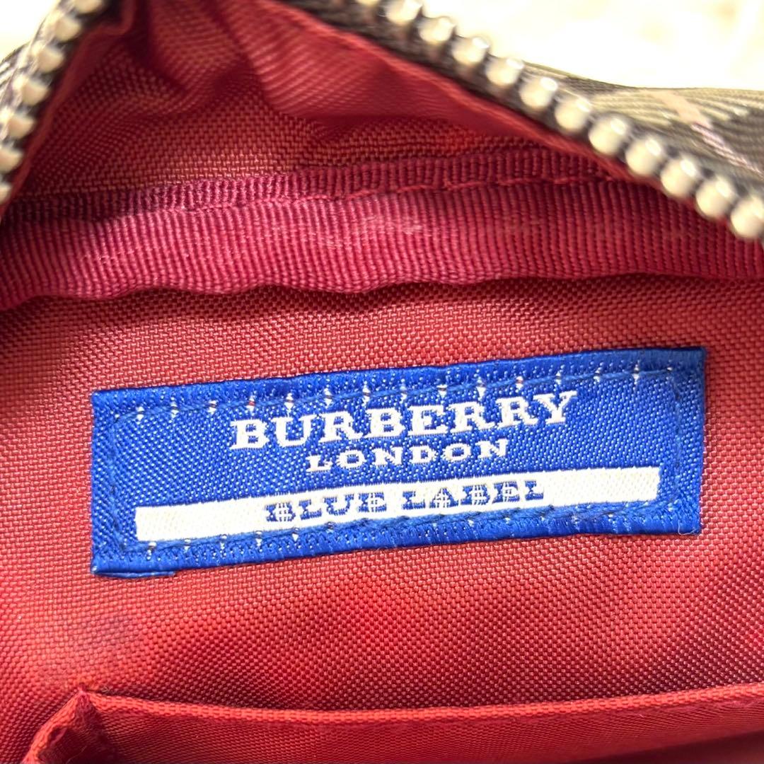 【美品】BURBERRY BLUE LABEL ショルダーバッグ ノバチェック