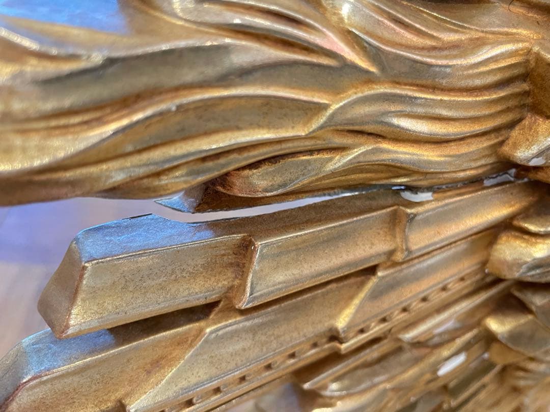 B7071【WELBY】 サンバーストクロック 壁掛け時計 アンティーク