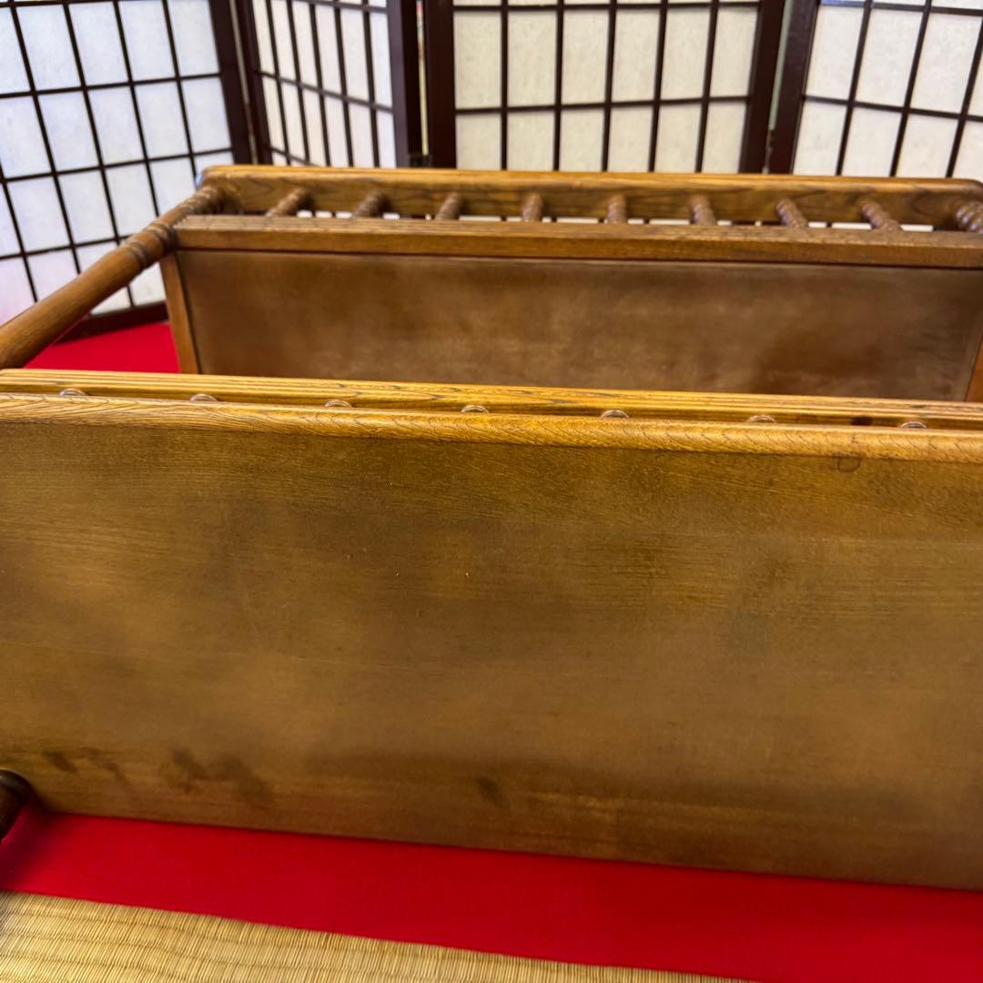 カリモク 木製 プランタースタンド カート フラワースタンド